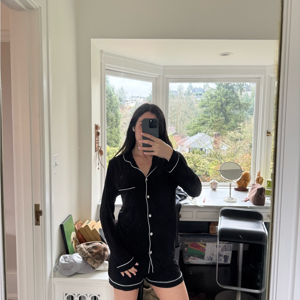 Black Women's Pajama Set